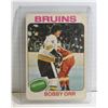 Image 1 : 1975 OPC BOSTON BRUINS BOBBY ORR HOCKEY CARD
