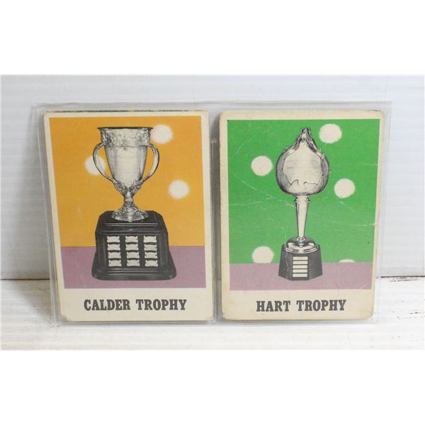 1971 OPC NHL TROPHY CARDS HART CALDER & WHALES