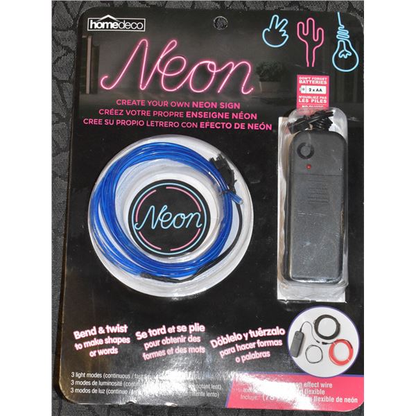 NEW CREATE YOUR OWN NEON KIT BY HOMEDECO