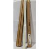 LOT OF 4 NEW CURTAIN RODS, 28" TO 48" WIDE