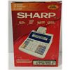 Image 1 : SHARP 12 DIGIT, 2 COLOR PRINT ADDING MACHINE WITH