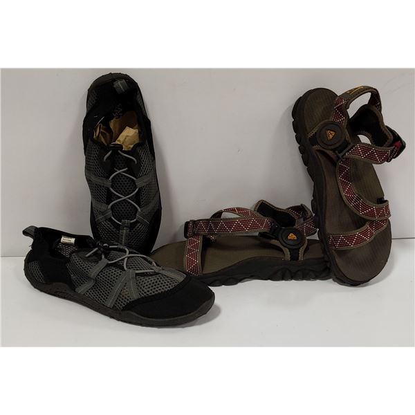 PAIR OF MENS NIKE AIR SANDALS & PAIR OF SAND & SUN