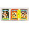 Image 1 : 3 X SCARCE 1985 GARBAGE PAIL KIDS CARDS TOPPS