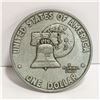 Image 1 : DOLLAR LIBERTY 1776-1976 COIN 3" DIAMETER