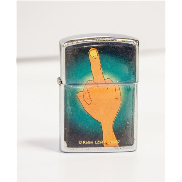 KALAN LIGHTER WITH MIDDLE FINGER