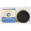 1950'S MONARCH OFFICIAL HOCKEY PUCK NOS
