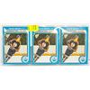 3 X WAYNE GRETZKY ROOKIE CARD REPRINTS