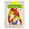 SCARCE 1967 MARVEL SUPER HERO CARD IRON MAN