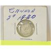 Image 2 : 1920 CANADIAN SILVER 5 CENT COIN