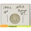Image 2 : 1941 NEW FOUND LAND SILVER 10 CENT COIN