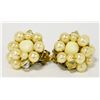 Image 2 : ESTATE BEADED CLIP ON EARRINGS