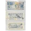 Image 2 : 3 X UNCIRCULATED CANADIAN 5 DOLLAR NOTES