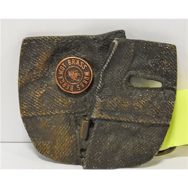 JEANS 1980 BERGAMOT BRASS WORKS BELT BUCKLE