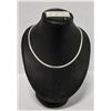 Image 1 : NEW .925 STERLING SILVER 15" NECKLACE