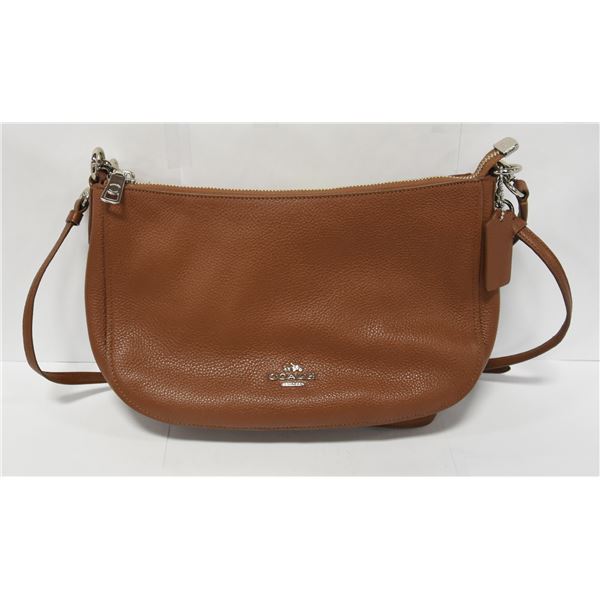 AUTHENTIC COACH SHOULDER BAG APPROX 12" X 7" X 3"