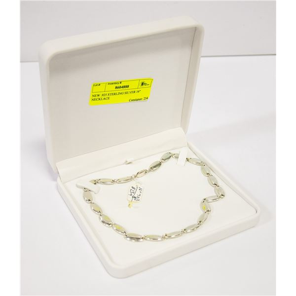 .925 STERLING SILVER 16" NECKLACE