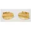 GOLD TONE MENS ESTATE CUFFLINKS