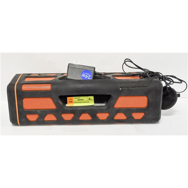 BLACK WEB STEREO SPEAKER