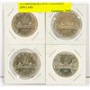 Image 1 : 4 X COMMEMORATIVE CANADIAN DOLLARS