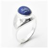 Image 1 : EC-93 SILVER LAPIS RING SIZE 10