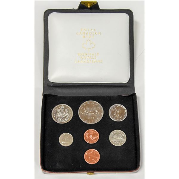 1978 UNCIRCULATED 7 COIN SET WITH COA