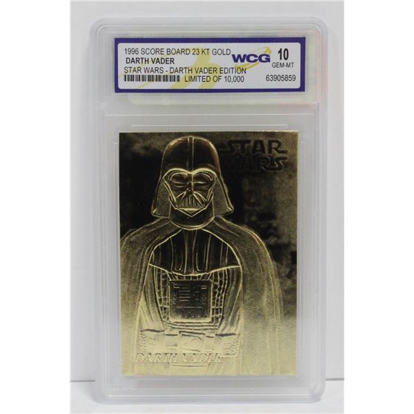 WCG GRADED 10 MINT 23KT GOLD STAR WARS