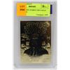 Image 2 : WCG GRADED 10 MINT 23KT GOLD STAR WARS