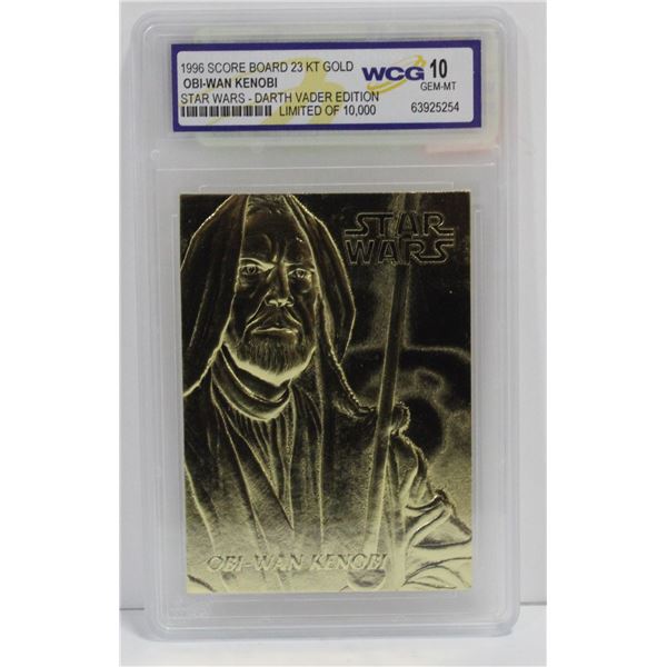 WCG GRADED 10 MINT 23KT GOLD STAR WARS