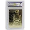 Image 1 : WCG GRADED 10 MINT 23KT GOLD STAR WARS