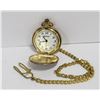 MENS GOLD COLOUR POCKET WATCH