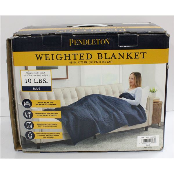 PENDLETON 10 LBS WEIGHTED BLANKET AUTHENTIC