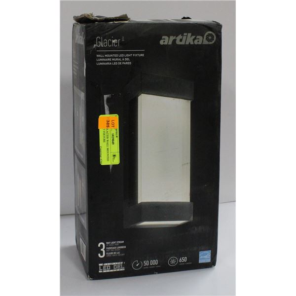 ARTIKA GLACIER WALL MOUNTED LED LIGHT FIXTURE