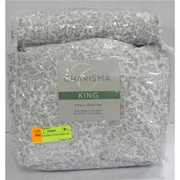 CHARISMA KING 6 PIECE SHEET SET