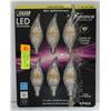 Image 1 : FEIT 40WATT REPLACEMENT LED 6 PACK DECORATIVE