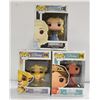 Image 1 : SET OF 3 DISNEY FUNKO POPS SIMBA, ELENA AND