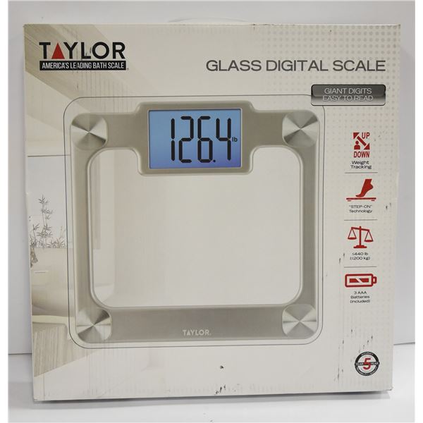 TAYLOR GLASS DIGITAL SCALE