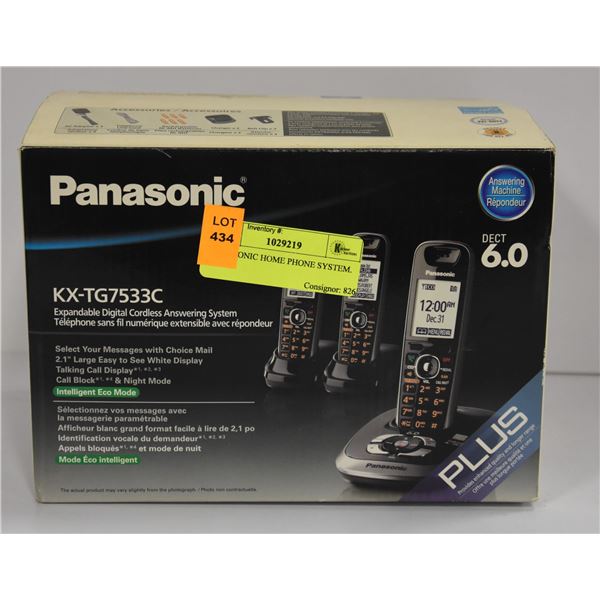 PANASONIC HOME PHONE SYSTEM