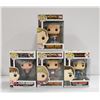 Image 1 : SET OF 4 FUNKO POPS CHEERS, OFFICE SPACE & ORPHAN
