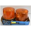 Image 1 : PAIR OF ROOF STROBE LIGHTS 12 VOLT