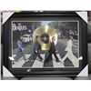 Image 1 : FRAMED BEATLES 3D STYLE PRINT APPROX 30.5" X 40"