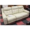 Image 1 : NEW GENUINE LEATHER EGGSHELL ELECTRIC RECLINING