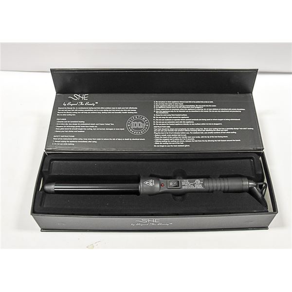 NEW SHE VOLUME 19MM CURLING WAND TOURMALINE