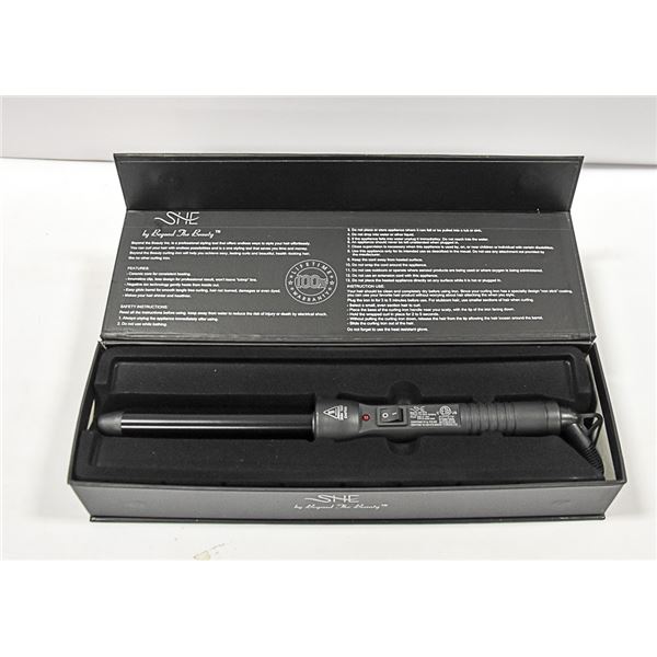 NEW SHE VOLUME 19MM CURLING WAND TOURMALINE