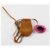 Image 1 : HANDMADE MEDICINE BAG WITH BUFFALO STONE
