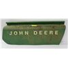 Image 1 : 13" X 31.5" VINTAGE "JOHN DEERE" SALVAGED METAL