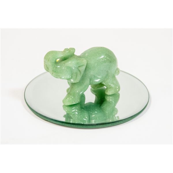 JADE ELEPHANT FIGURE