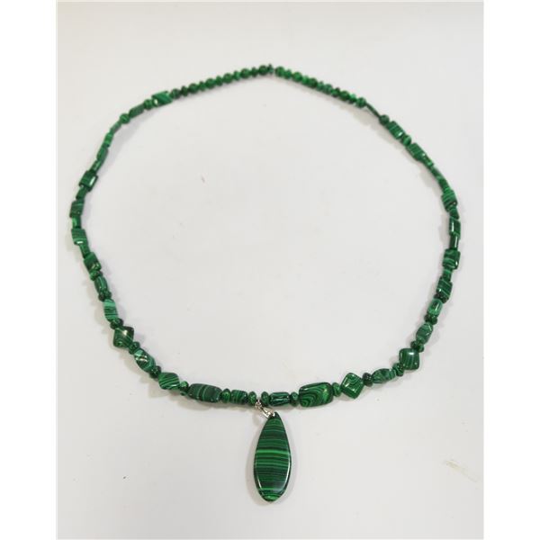 MALACHITE NECKLACE AUTHENTIC