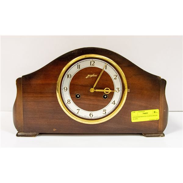 JUNGHAM MANTLE CLOCK (NEEDS GLASS)