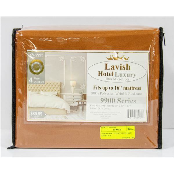 NEW HOTEL LUXURY QUEEN SIZE SHEET SET