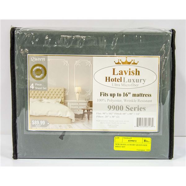 NEW HOTEL LUXURY QUEEN SIZE SHEET SET